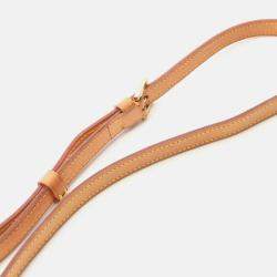 Pre Owned Louis Vuitton Trotteur Shoulder Bag Monogram Canvas Leather Brown