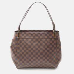 Pre Owned Louis Vuitton Marlyborn Gm Damier Ebene