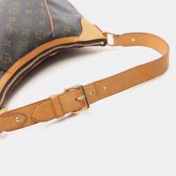Pre Owned Louis Vuitton Thames Gm Shoulder Bag Monogram Canvas Leather Brown