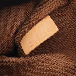 Pre Owned Louis Vuitton Thames Gm Shoulder Bag Monogram Canvas Leather Brown