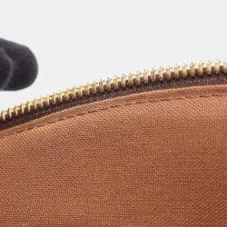 Pre Owned Louis Vuitton Tivoli Gm Handbag Monogram Canvas Leather Brown