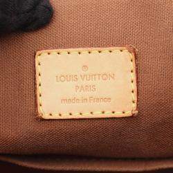Pre Owned Louis Vuitton Tivoli Gm Handbag Monogram Canvas Leather Brown