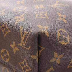 Pre Owned Louis Vuitton Turenne MM Brown Monogram Canvas Shoulder Bag