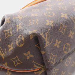 Pre Owned Louis Vuitton Turenne MM Brown Monogram Canvas Shoulder Bag