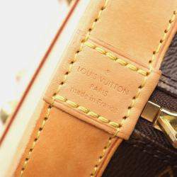 Pre Owned Louis Vuitton Alma Bb Shoulder Handbag Monogram Canvas Leather