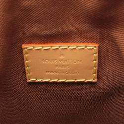 Pre Owned Louis Vuitton Fold Me Pouch Shoulder Bag Monogram Canvas Leather