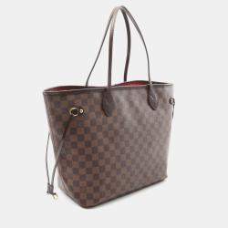 Pre Owned Louis Vuitton Neverfull MM Damier Ebene Coated Canvas Tote Bag