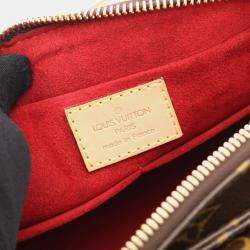 Pre Owned Louis Vuitton Vivacite MM Monogram Canvas Leather Shoulder Bag
