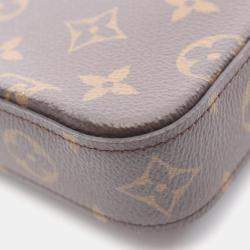 Pre Owned Louis Vuitton Multy Pochette Félicie Brown Monogram Leather Bag