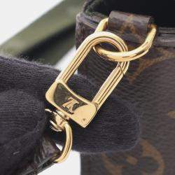Pre Owned Louis Vuitton Multy Pochette Félicie Brown Monogram Leather Bag
