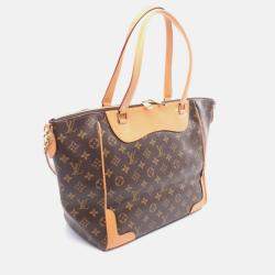 Pre Owned Louis Vuitton Estrella Brown Monogram Leather Bag