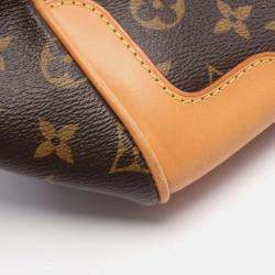 Pre Owned Louis Vuitton Estrella Brown Monogram Leather Bag