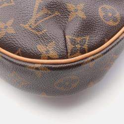Pre Owned حقيبة كتف كروس لوي فيتون أوديون البني مونوجرام جلد صغير