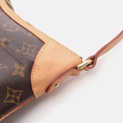 Pre Owned حقيبة كتف كروس لوي فيتون أوديون البني مونوجرام جلد صغير