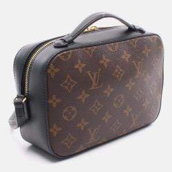 Pre Owned Louis Vuitton Saintonge Monogram Canvas Leather Crossbody Shoulder Bag