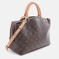 Pre Owned Louis Vuitton Petit Palais PM Brown Monogram Canvas Shoulder Bag