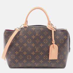 Pre Owned Louis Vuitton Petit Palais PM Brown Monogram Canvas Shoulder Bag