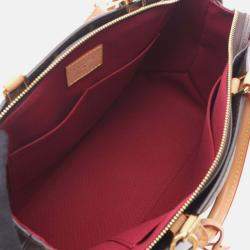 Pre Owned Louis Vuitton Petit Palais PM Brown Monogram Canvas Shoulder Bag