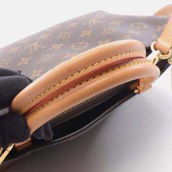 Pre Owned Louis Vuitton Petit Palais PM Brown Monogram Canvas Shoulder Bag