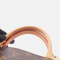 Pre Owned Louis Vuitton Petit Palais PM Brown Monogram Canvas Shoulder Bag