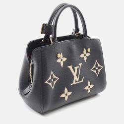 Pre Owned Louis Vuitton Montaigne Bb Bi-Color Monogram Empreinte Shoulder Bag