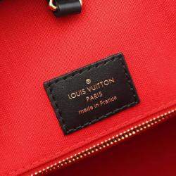 Pre Owned Louis Vuitton OnTheGo MM Brown Monogram Giant Reverse Shoulder Tote Bag