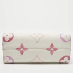 Pre Owned Louis Vuitton Pink Monogram Giant By The Pool 2.0 Onthego PM Tote