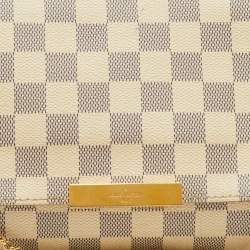 Pre Owned Louis Vuitton Damier Azur Canvas Favorite MM Bag