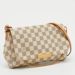 Pre Owned Louis Vuitton Damier Azur Canvas Favorite MM Bag