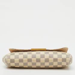 Pre Owned Louis Vuitton Damier Azur Canvas Favorite MM Bag