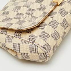Pre Owned Louis Vuitton Damier Azur Canvas Favorite MM Bag