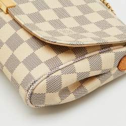 Pre Owned Louis Vuitton Damier Azur Canvas Favorite MM Bag