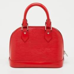 Pre Owned Louis Vuitton Piment Epi Leather Alma BB Bag