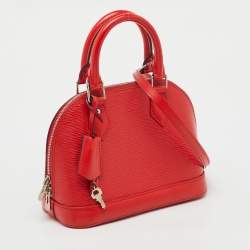 Pre Owned Louis Vuitton Piment Epi Leather Alma BB Bag