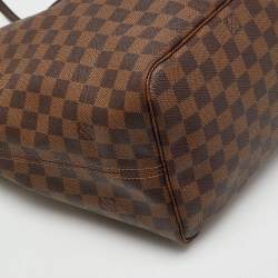 Pre Owned Louis Vuitton Damier Ebene Canvas Neverfull GM Bag