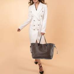 Pre Owned Louis Vuitton Damier Ebene Canvas Neverfull GM Bag
