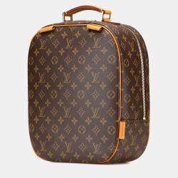 Pre Owned Louis Vuitton Brown Monogram Sac a Dos Packall