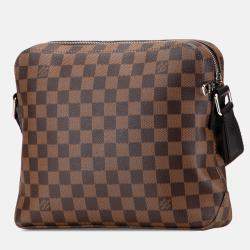 Pre Owned Louis Vuitton Brown Damier Ebene Jake PM