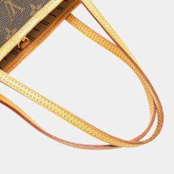 Pre Owned Louis Vuitton Brown Monogram Neverfull PM