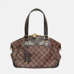 Pre Owned Louis Vuitton Verona PM Damier Ebene Canvas Shoulder Bag