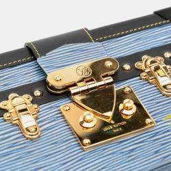 Pre Owned Louis Vuitton Blue Epi Petit Malle