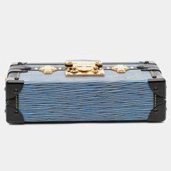 Pre Owned Louis Vuitton Blue Epi Petit Malle