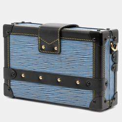 Pre Owned Louis Vuitton Blue Epi Petit Malle