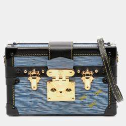 Pre Owned Louis Vuitton Blue Epi Petit Malle