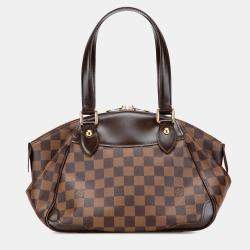 Pre Owned Louis Vuitton Brown Damier Ebene Verona PM