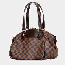 Pre Owned Louis Vuitton Brown Damier Ebene Verona PM