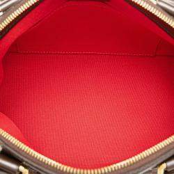 Pre Owned Louis Vuitton Brown Damier Ebene Verona PM