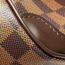 Pre Owned Louis Vuitton Brown Damier Ebene Verona PM