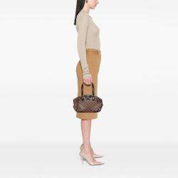 Pre Owned Louis Vuitton Brown Damier Ebene Verona PM