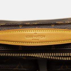 Pre Owned Louis Vuitton Brown Monogram Utility Satchel